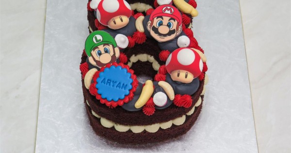 Super Mario Cake Topper Mario Cake Topper Super Mario - Etsy Sweden
