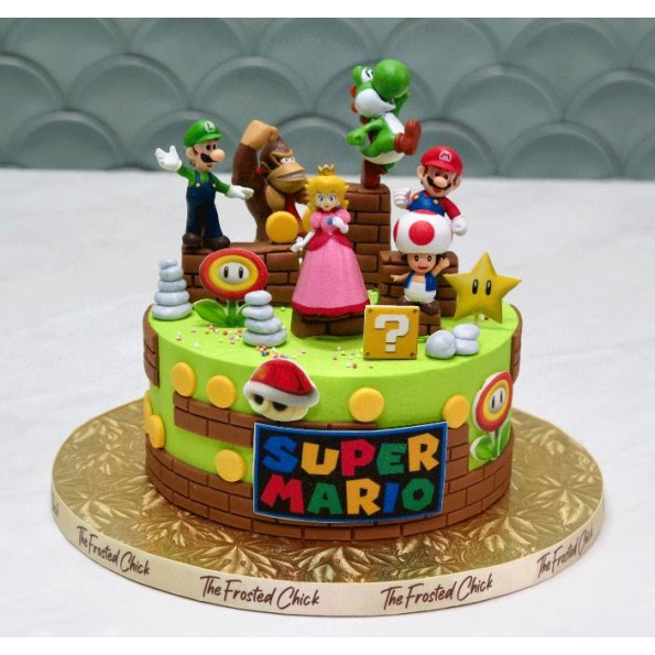 Super Mario Brothers Themed Cake