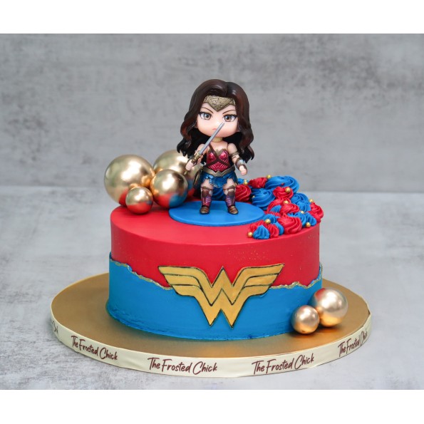 Art of Cakes - Buttercream Wonder Woman Cake! 🌟 | Facebook
