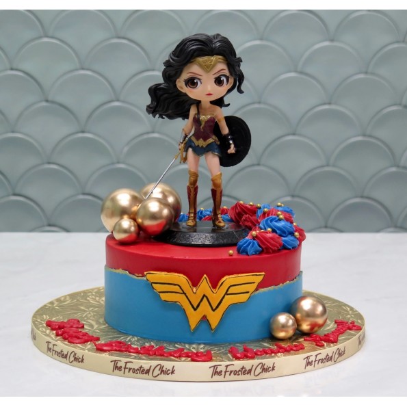 Wonder Woman Birthday - Decorated Cake by MerMade - CakesDecor