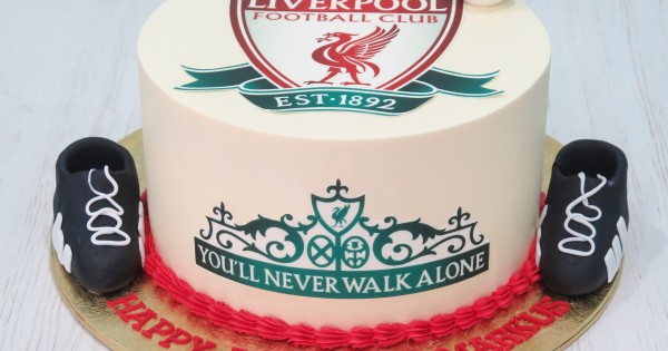 Liverpool Football Shirt Birthday Cake - Personalised Cakes for Birthdays  Weddings and special occasions in London