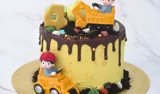 Best Construction Theme Kids Birthday Cake - Cake Square Chennai | Cake  Shop in Chennai