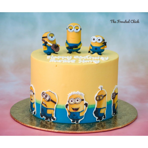 Minion Birthday Cake - The Cake World Shop