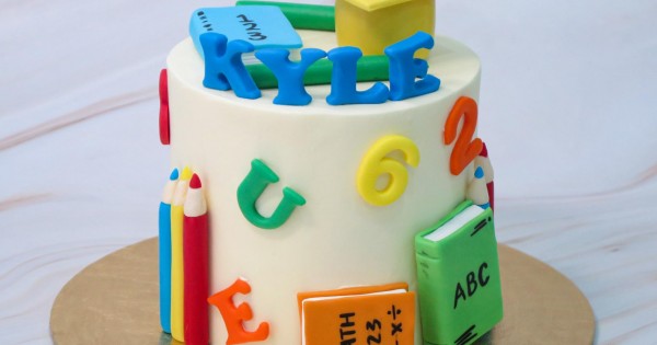 Buy Alphabet Book Cake | Online Cake Delivery - CakeBee