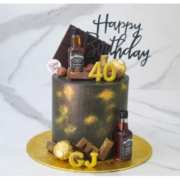 Jack Daniels theme for those who enjoy their drinks, Birthday Cake designed  and created by Yamuna Silva of Yami C… | Cupcake cakes, Beer cake, Cake  designs birthday