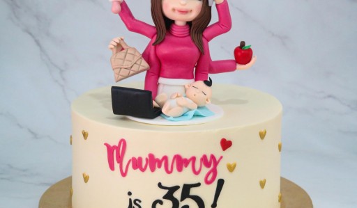 Leony 75 For Mothers Cake, A Customize For Mothers cake