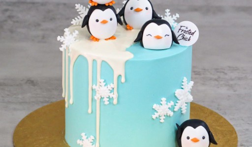 Tropical bird cake - Three Sweeties