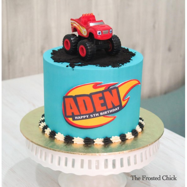 It's Fun 4 Me!: Monster Truck Cake: How to Position a Truck in the Air