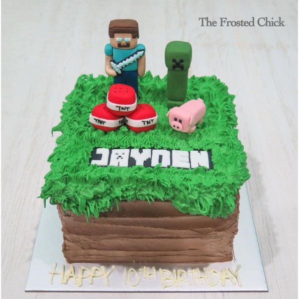 Minecraft Sword Birthday Cake - Style 2 | cakewaves