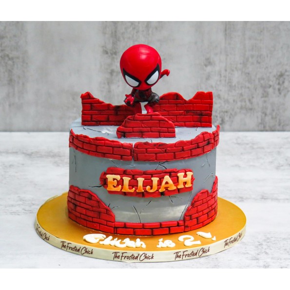 Spider Man Cake - Spider Man Birthday Design Cake @ Flavourguru