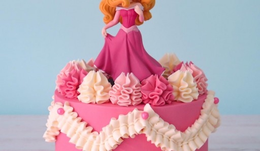 Sleeping Beauty Birthday Cake - Flecks Cakes