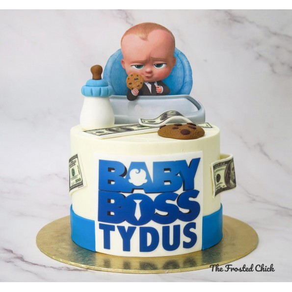 1st birthday themed Boss baby cake wth... - Victoria's cakes | Facebook