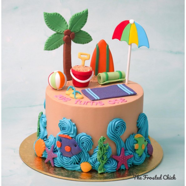 Fondant Umbrella cake | Оригинальные торты, Торт на день рождения,  Тематические торты