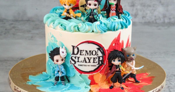 Demon Slayer Anime Cake