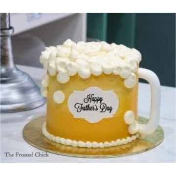Beer Mug Shaped Cake - Classy Girl Cupcakes