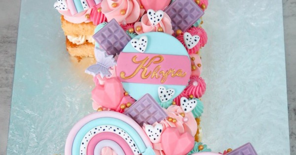 Number/Letter cakes & tarts | Happy Mango Bakery