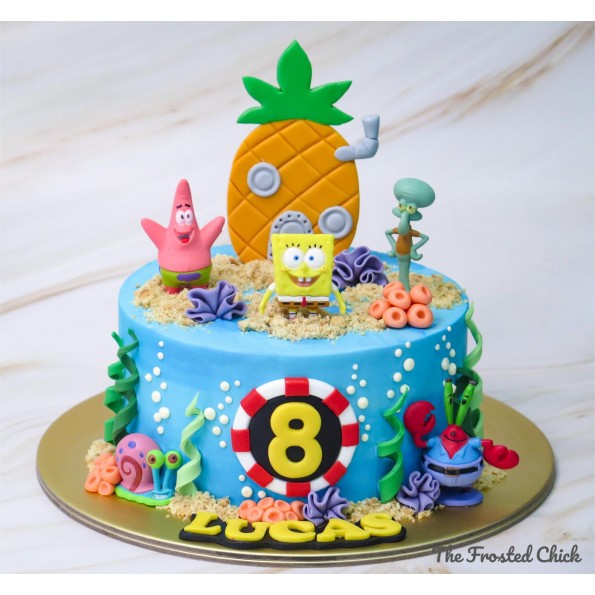 spongebob cake for girls