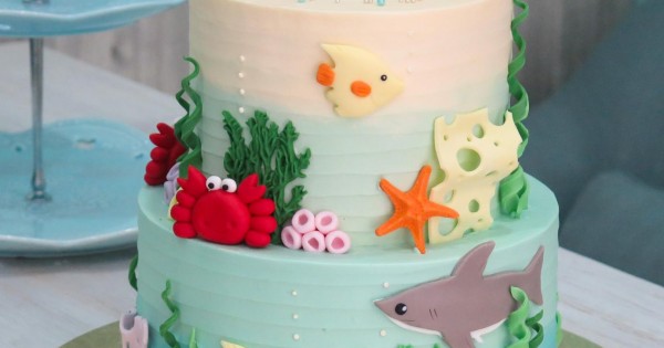 Amazon.com: Surfing Ocean Beach Themed 7 Piece Birthday Cake Topper Set -  Salt Water Heals Everything (Unique Design) : Grocery & Gourmet Food