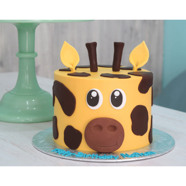 Funny Happy Birthday Giraffe Cake Topper Graphic by BDSign · Creative  Fabrica
