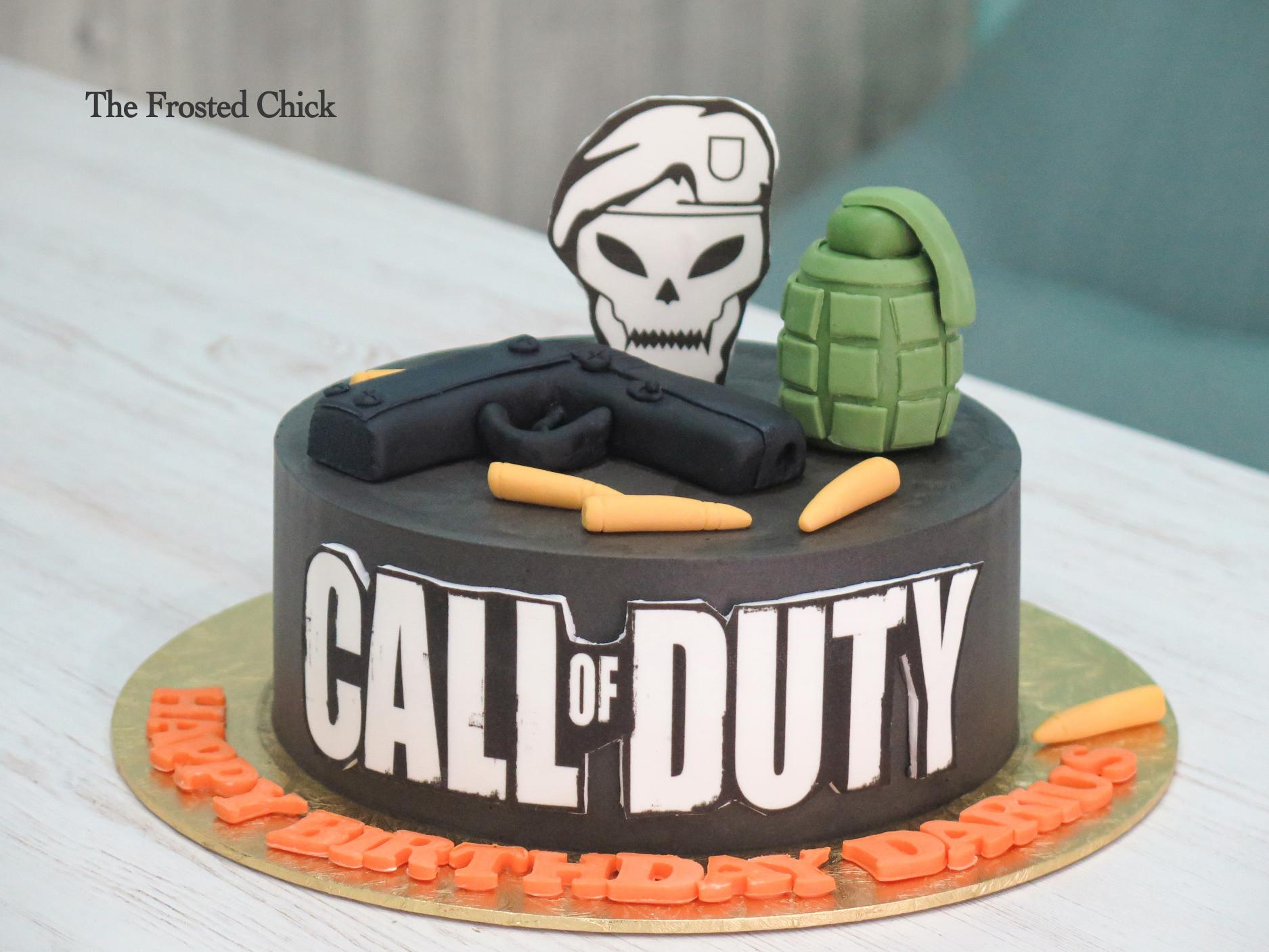 Call Of Duty Black Ops 2 Birthday Cake - CakeCentral.com