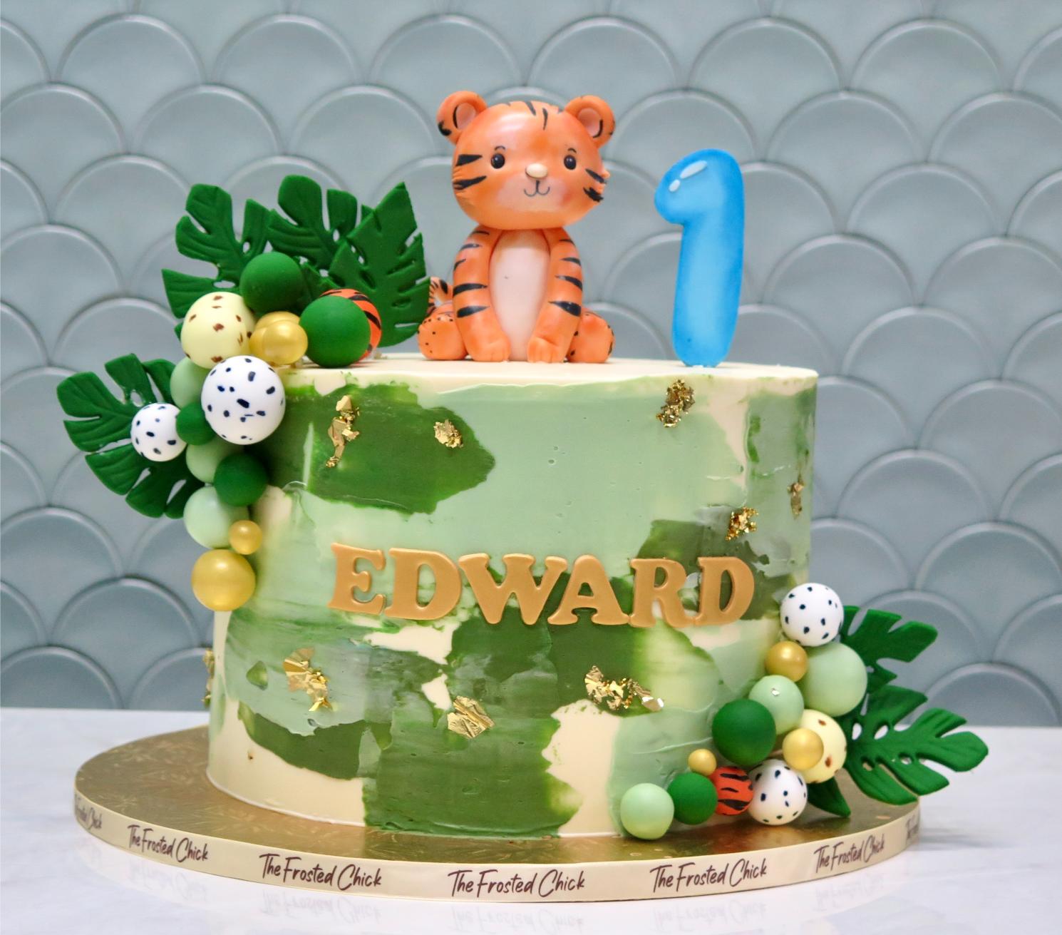 Pin by Kel O'donnell on cakes | Tiger cake, Birthday cake kids, Cake  designs birthday