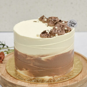choc chip buttercream cake