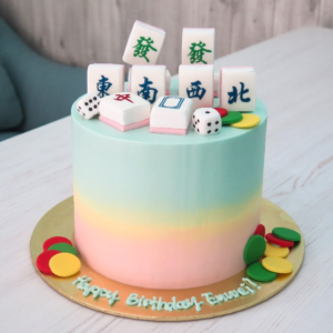 Pastel Mahjong Cake (Money Pulling option)