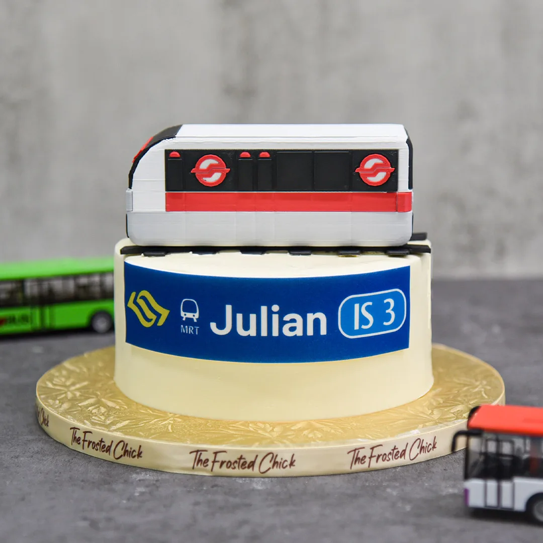 SMRT Train Station Cake