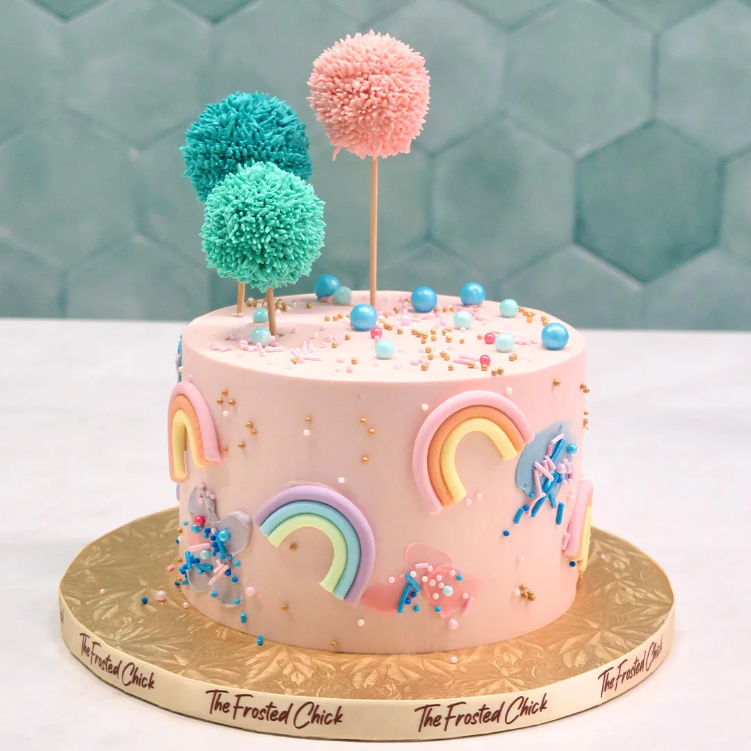 Pastel Rainbow Wonderland Cake