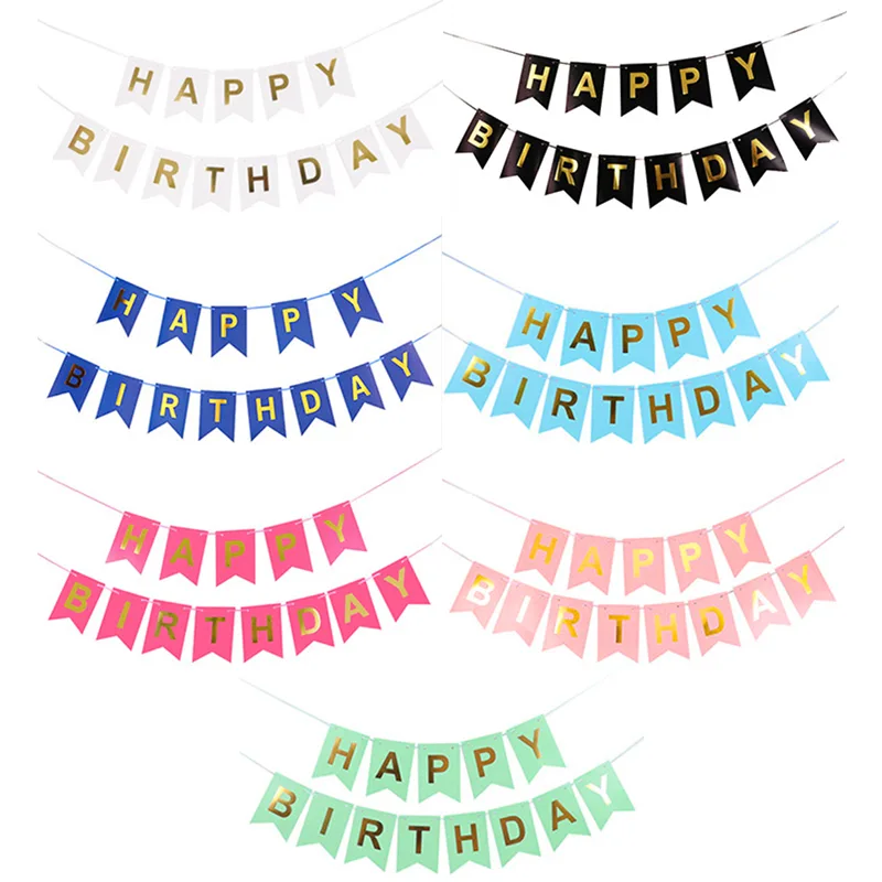 Happy Birthday Color Bunting