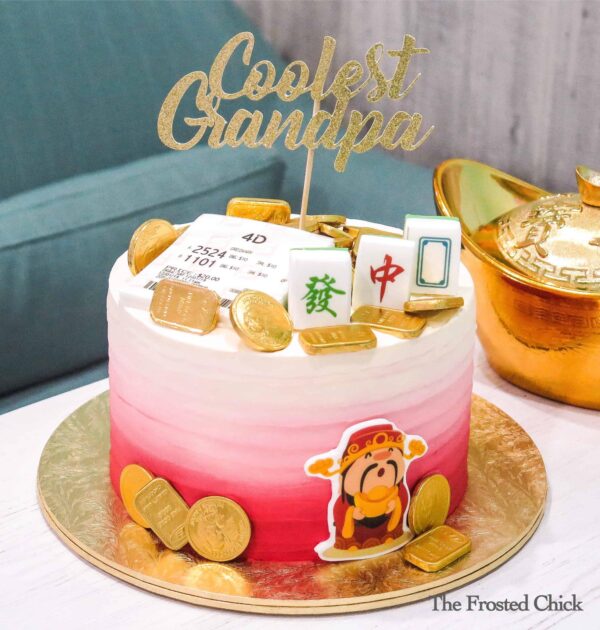 Example of a money pulling cake