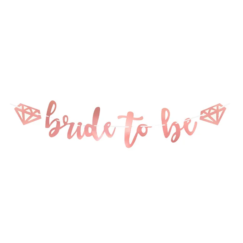 Bride To Be Rose Gold Bunting