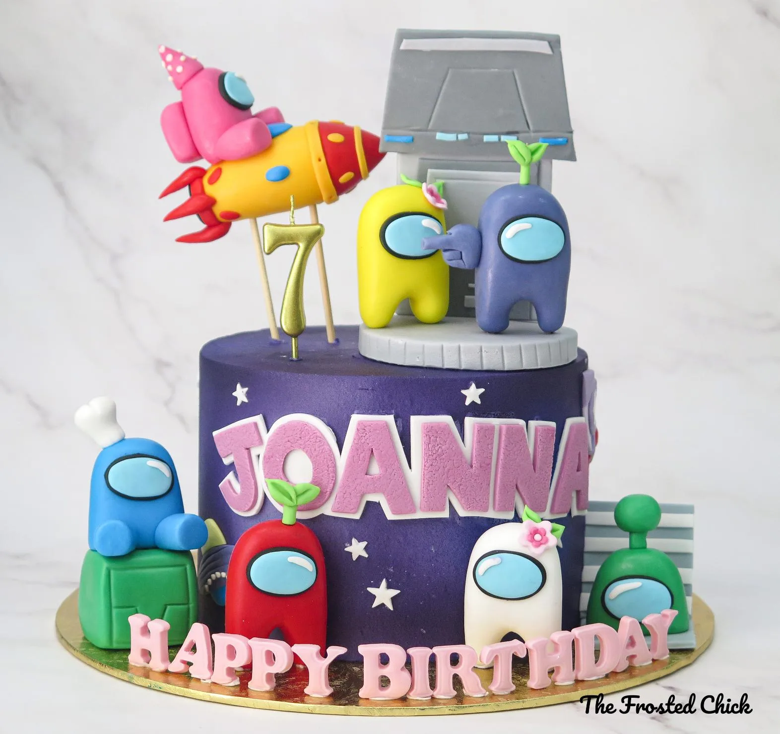 Among Us Airship Cake