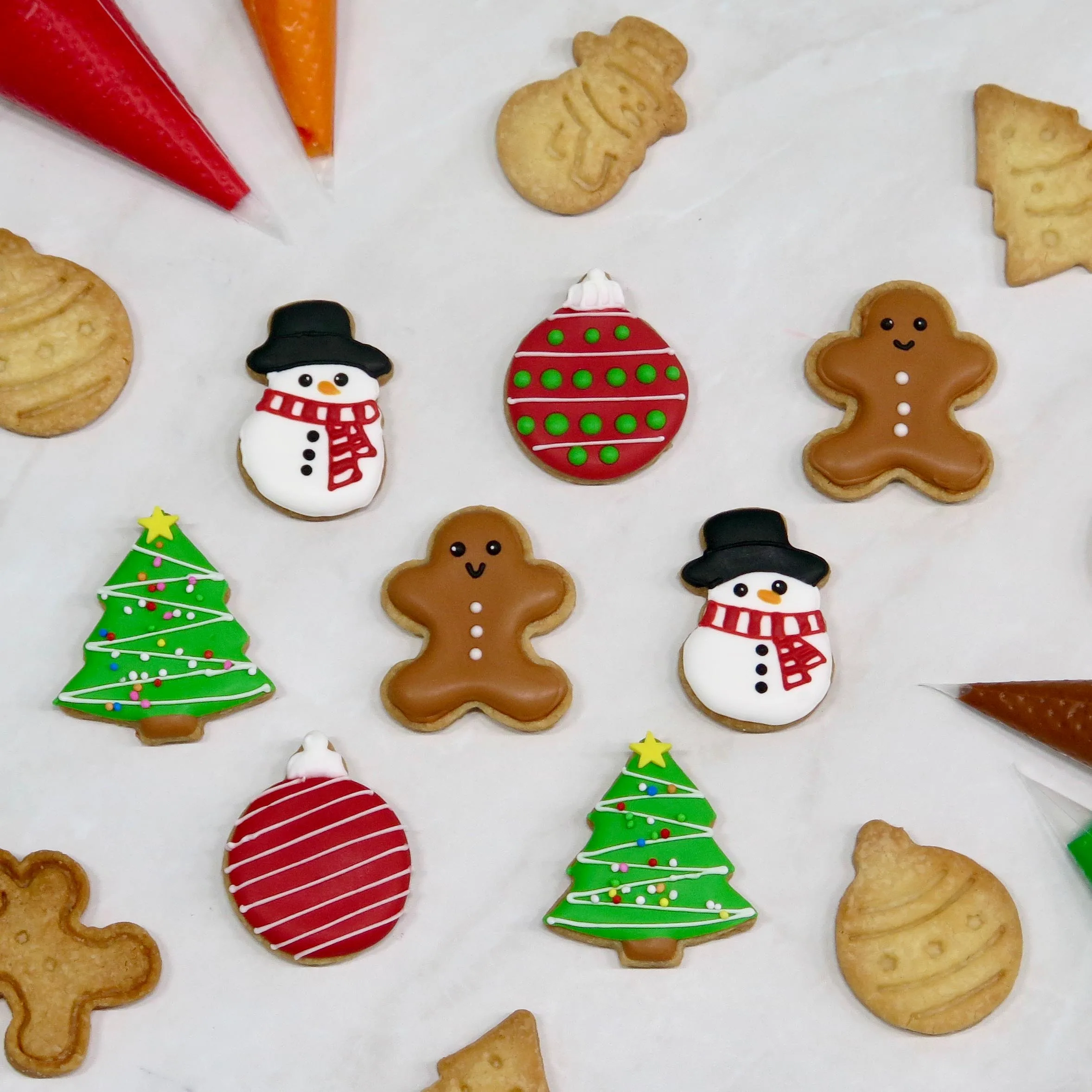 Royal Icing Christmas Cookies