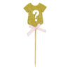 Gender Reveal Cupcake Topper Set
