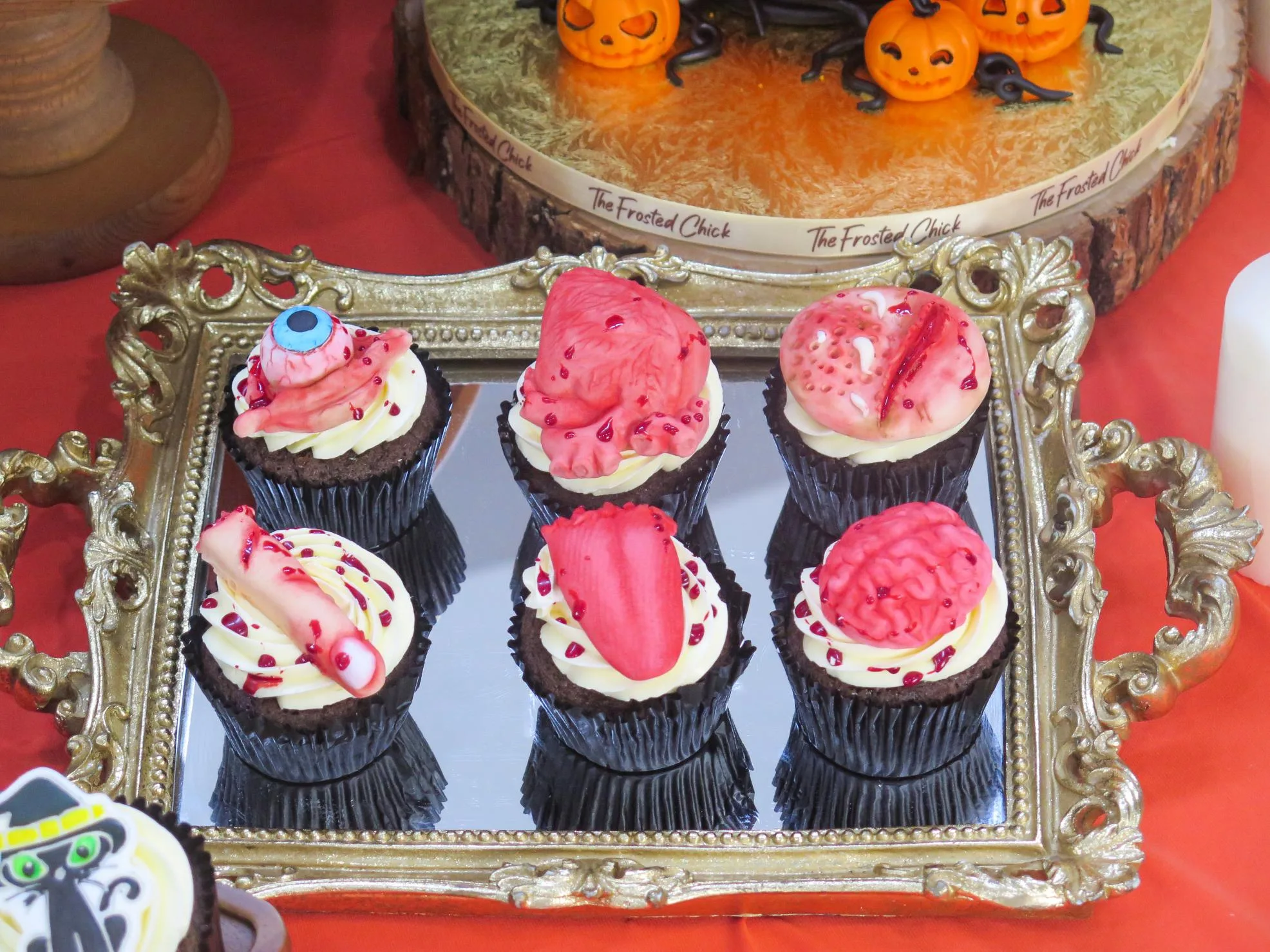 Bloody Halloween Cupcakes