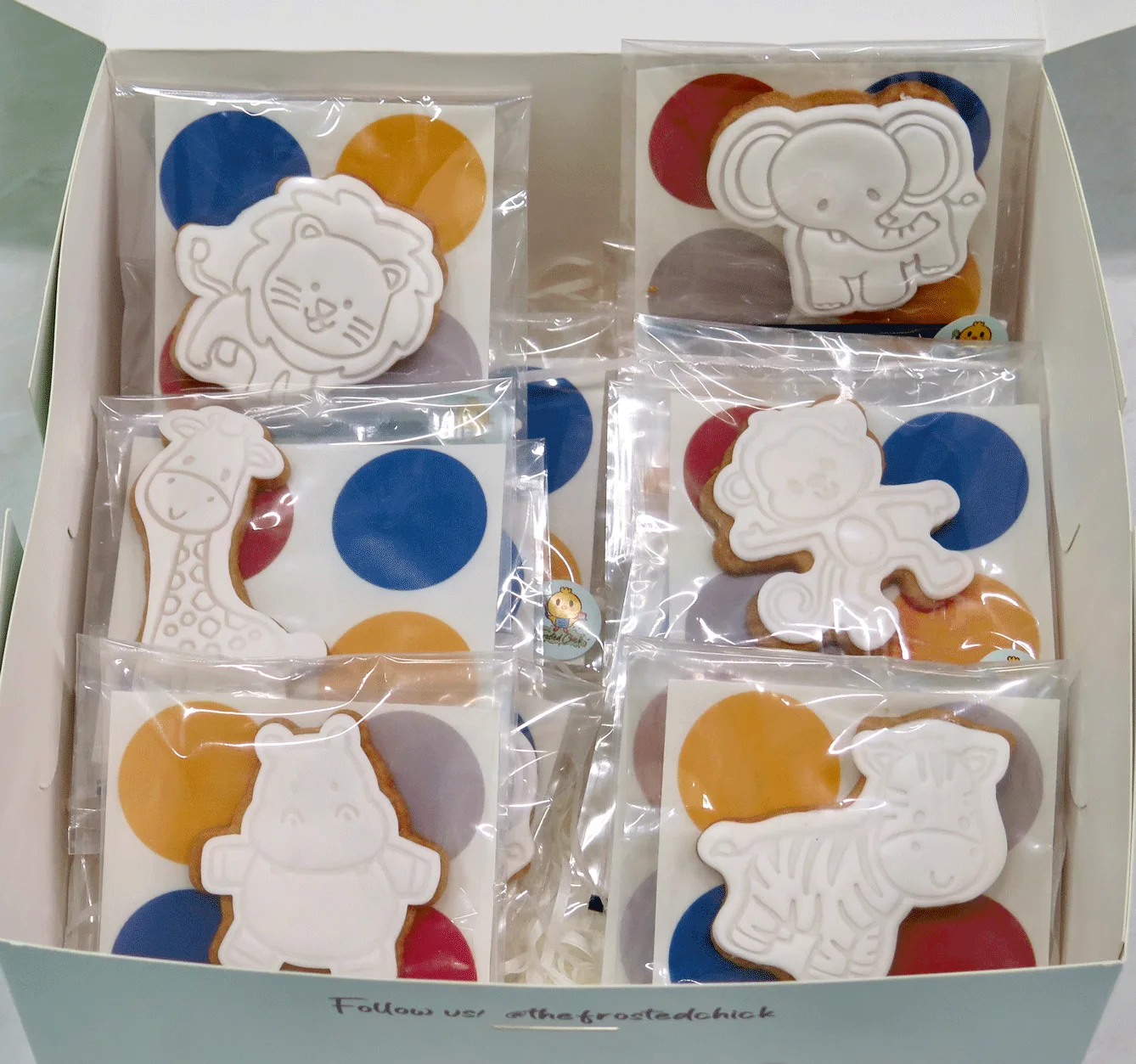 Paint Your Own Cookie (Safari Animals)