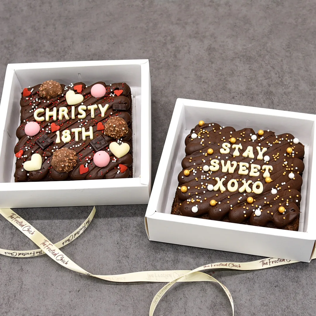 Personalised Brownie Slab