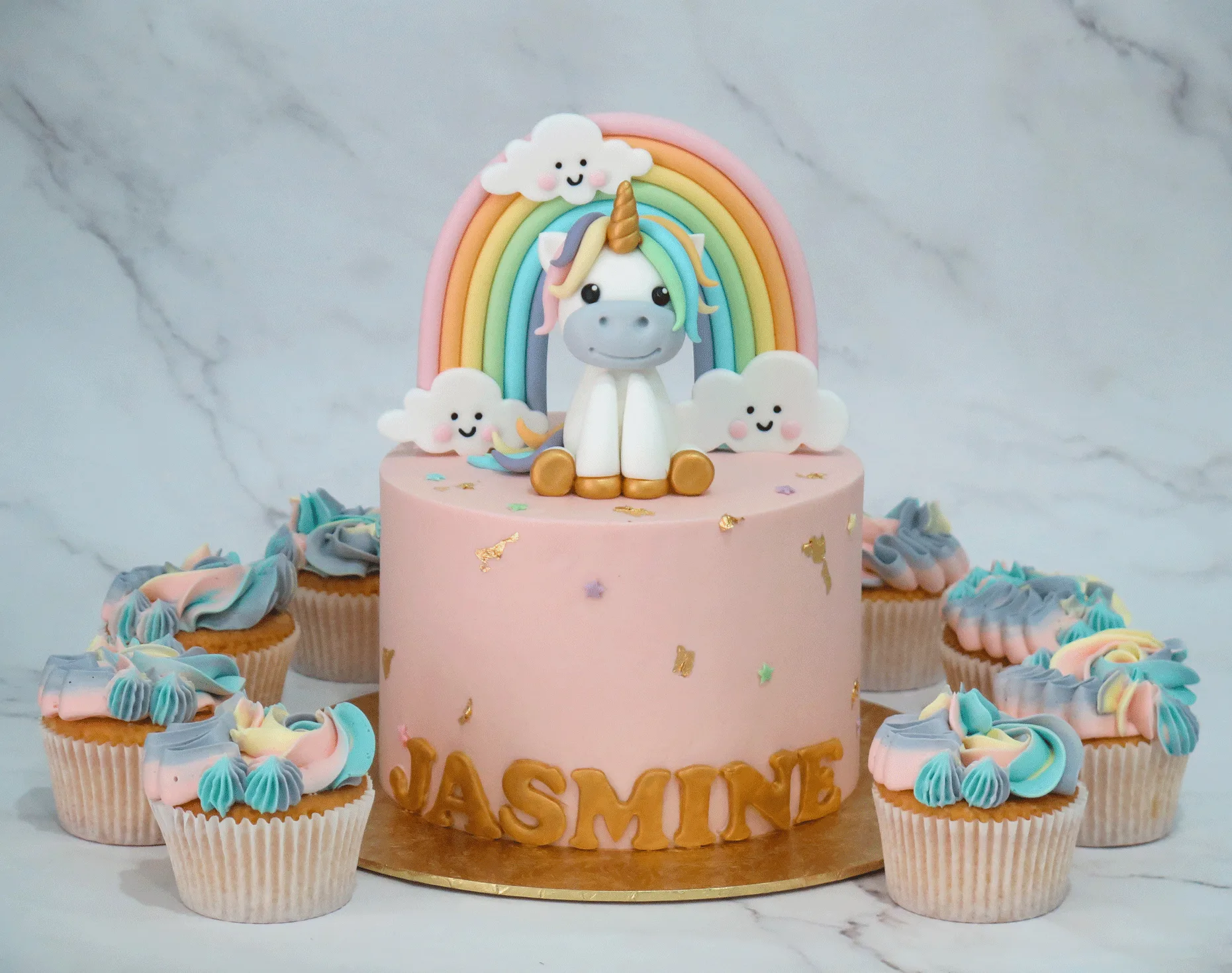 Unicorn in Wonderland Cake