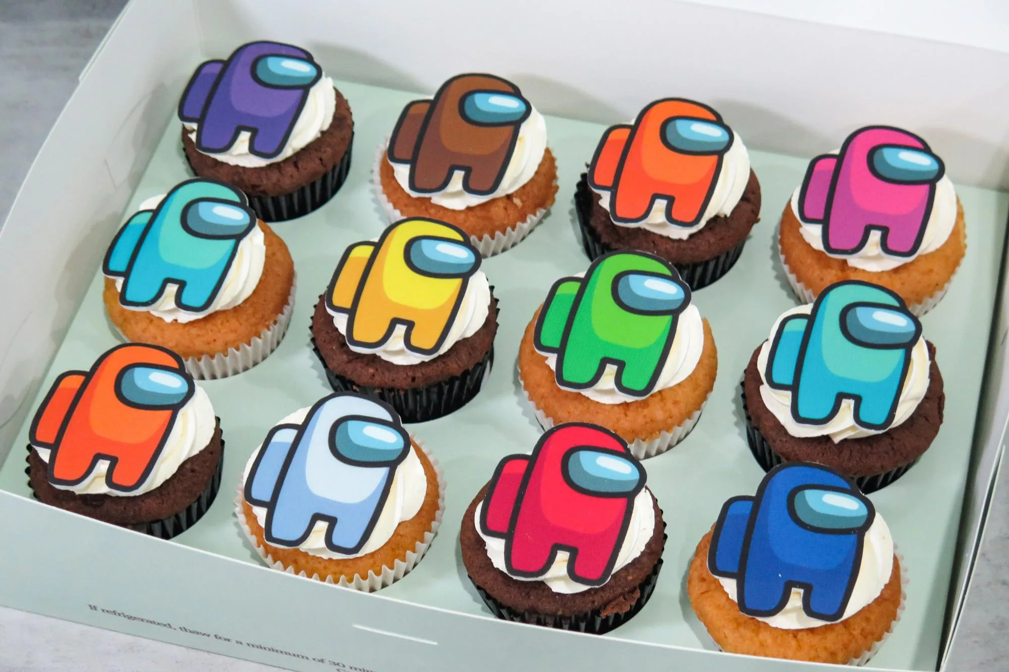 Among Us Cupcakes
