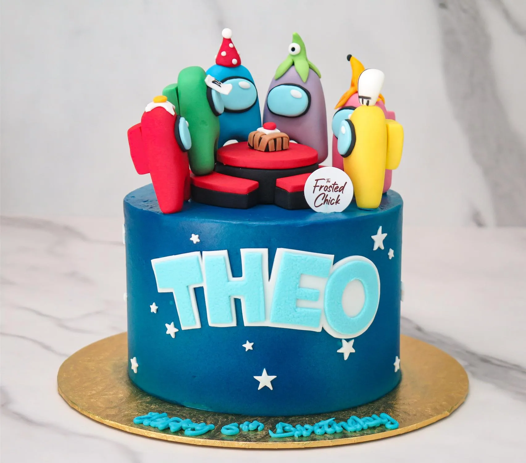 Among Us Emergency Meeting Cake