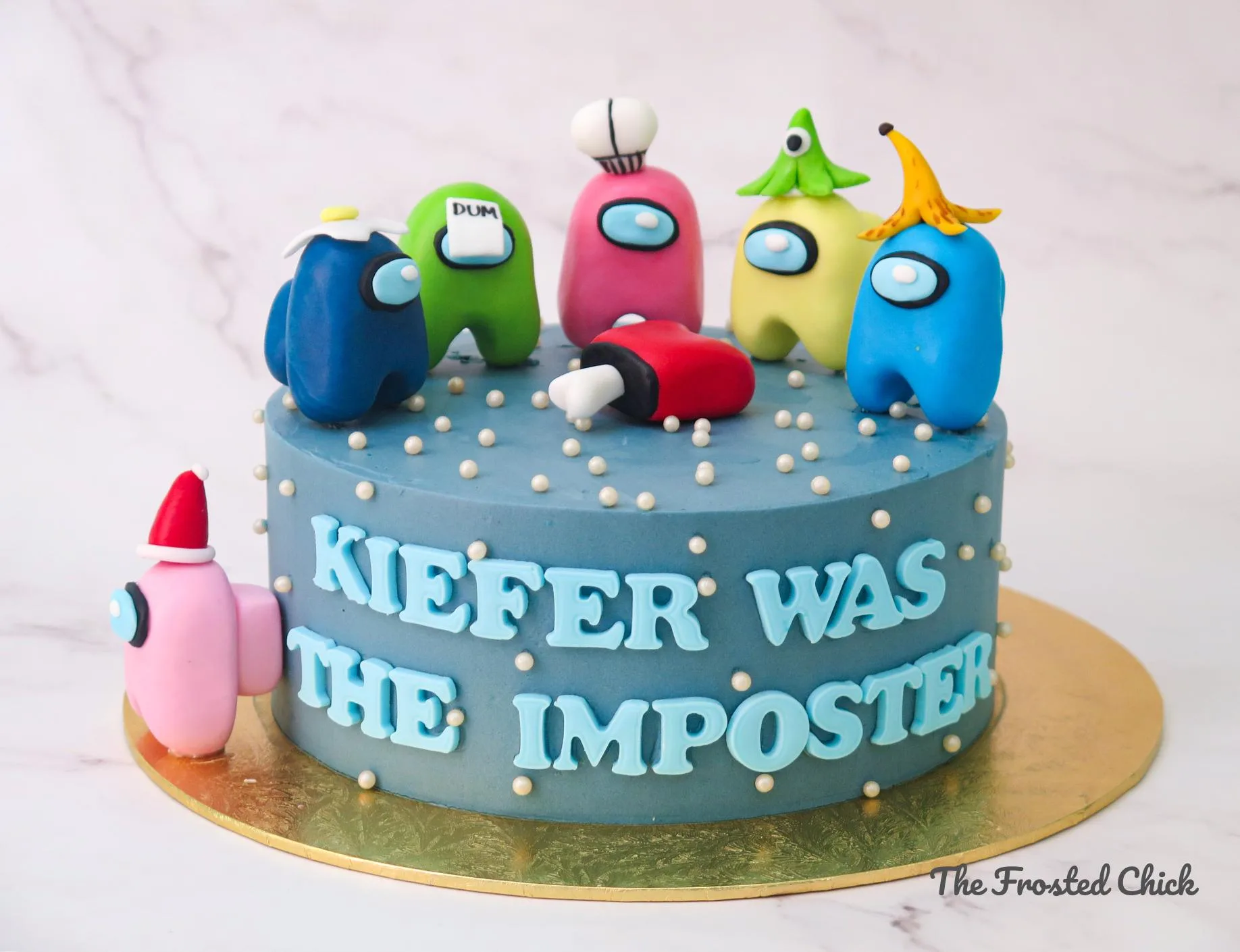 Among Us Impostor Cake