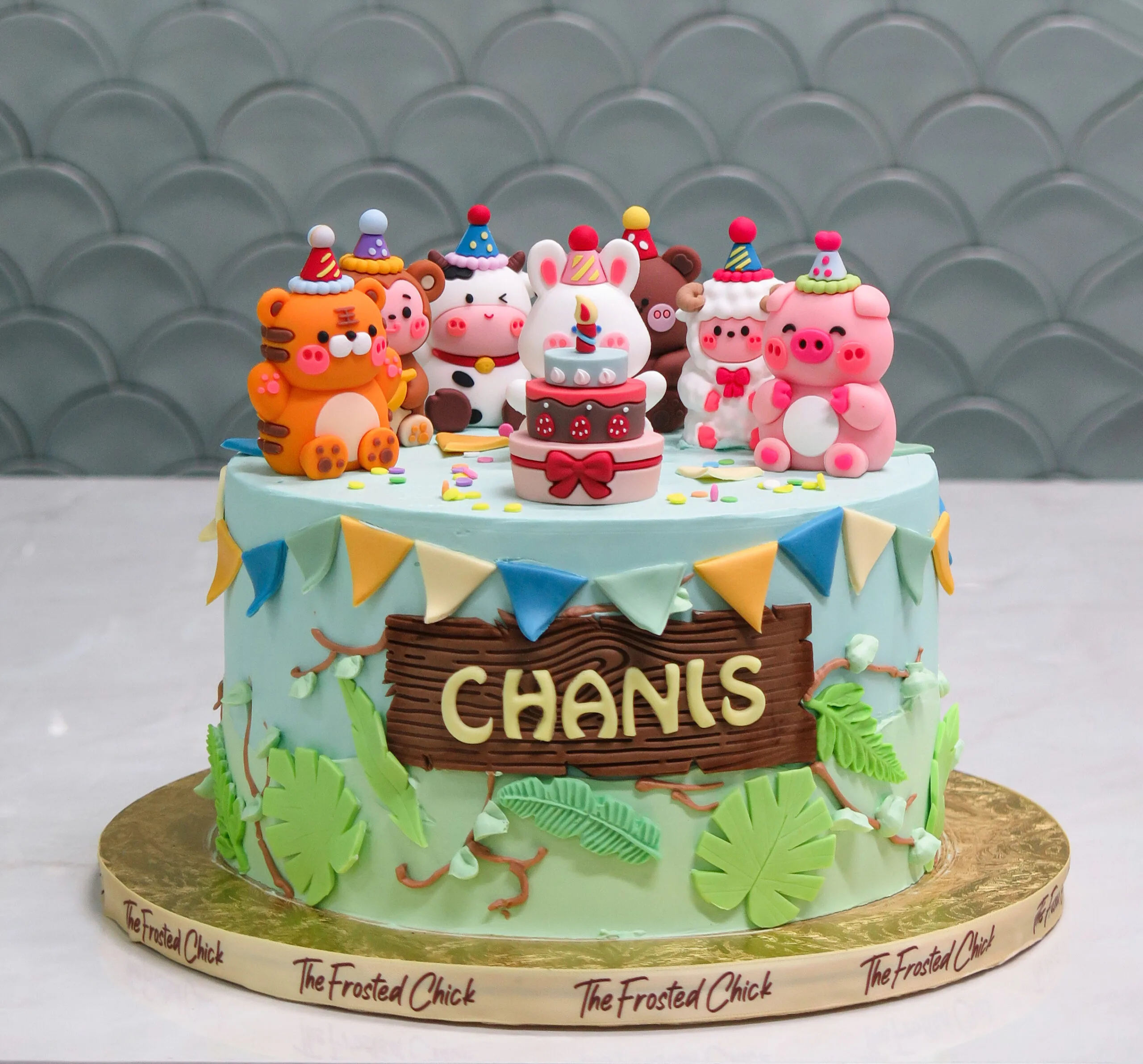Cutesy Animal Party Cake