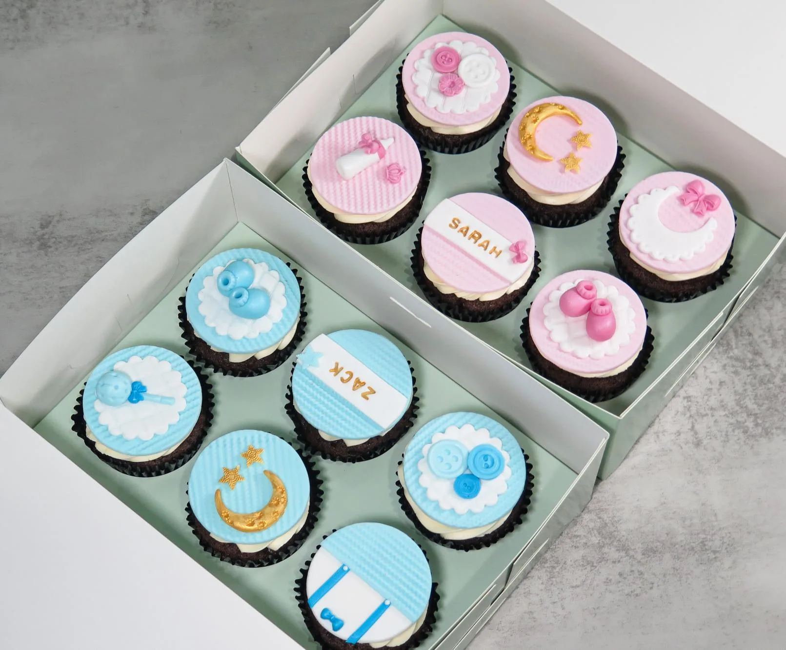 Darling Baby Shower Cupcakes