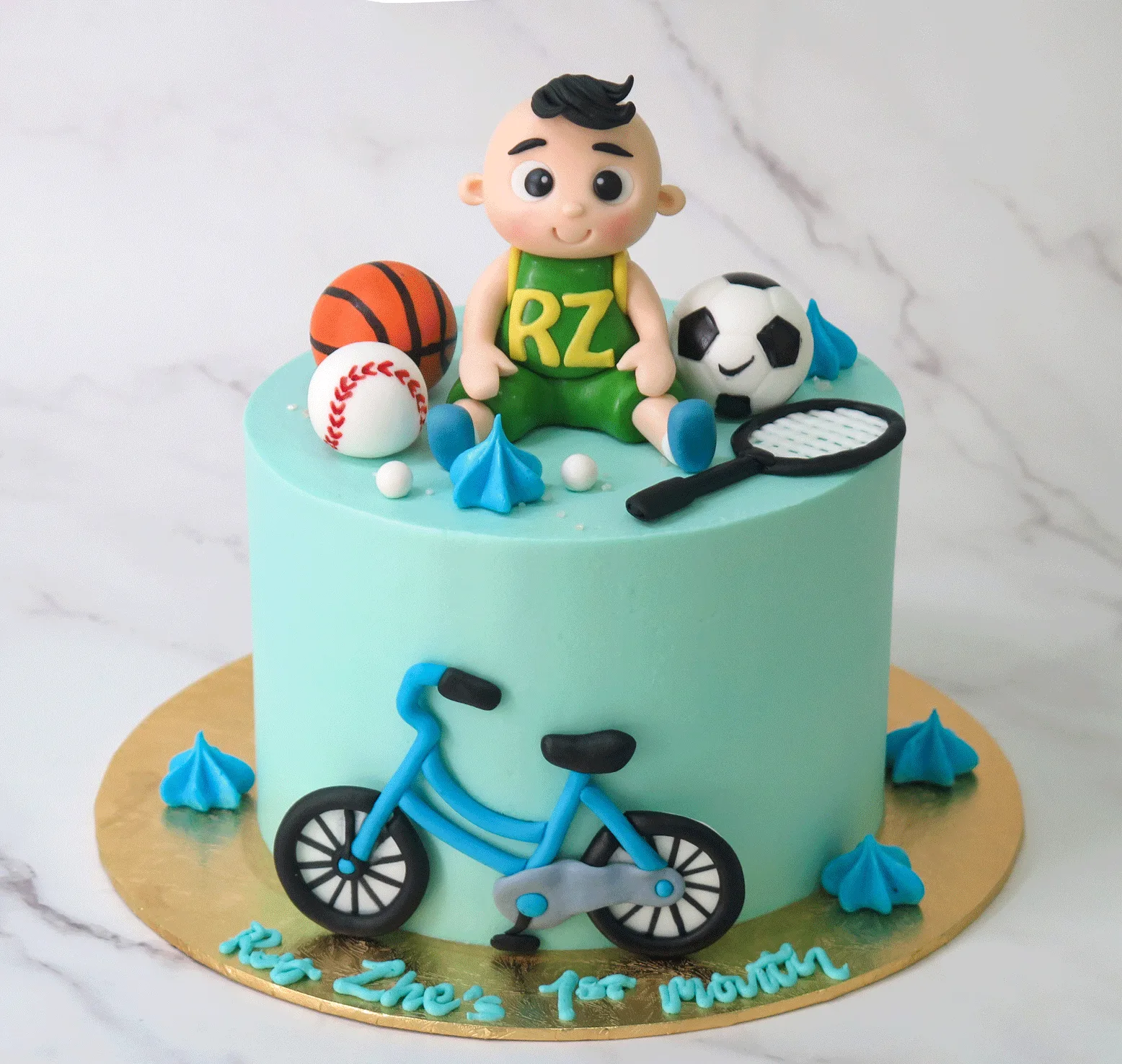 Sporty Baby Cake