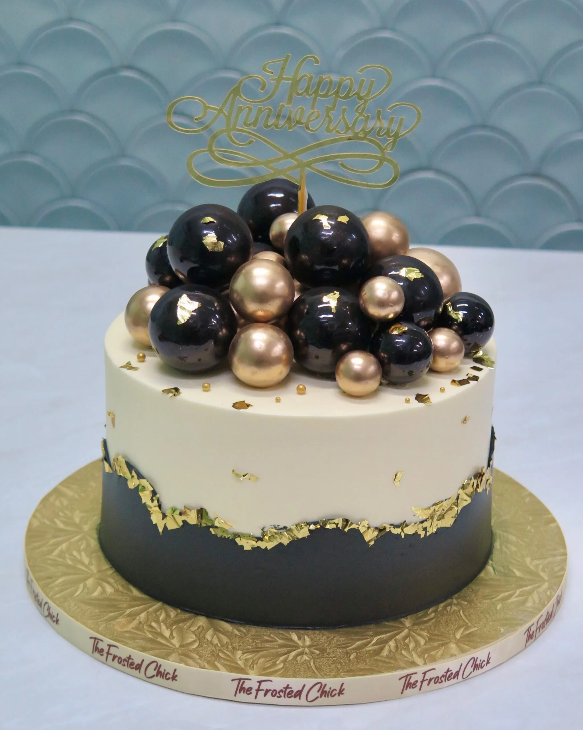 Black x Gold Celebration Cake