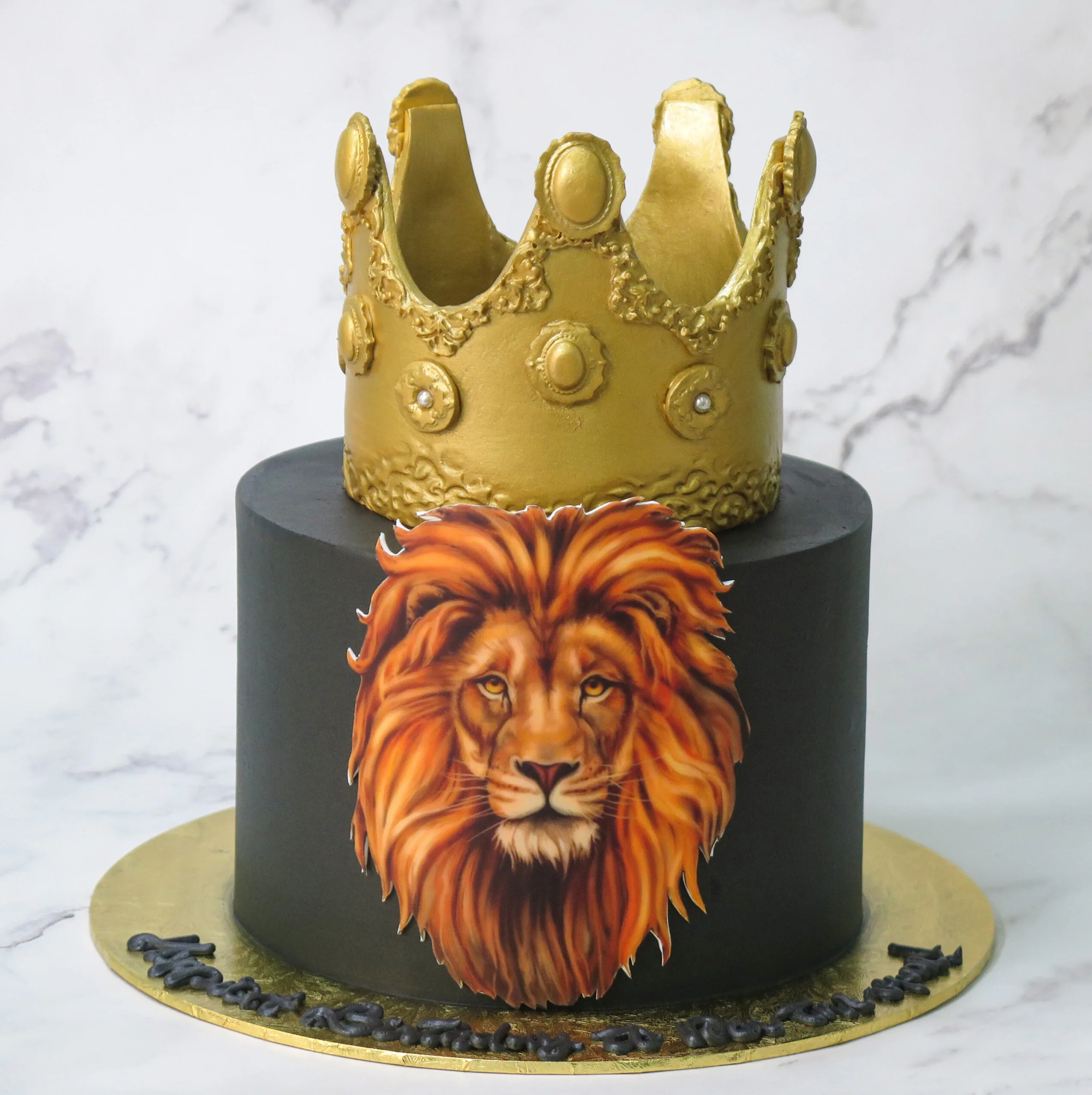 Lion King Crown Cake