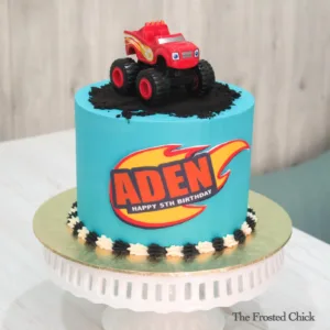 Monster-Truck Blaze Cake