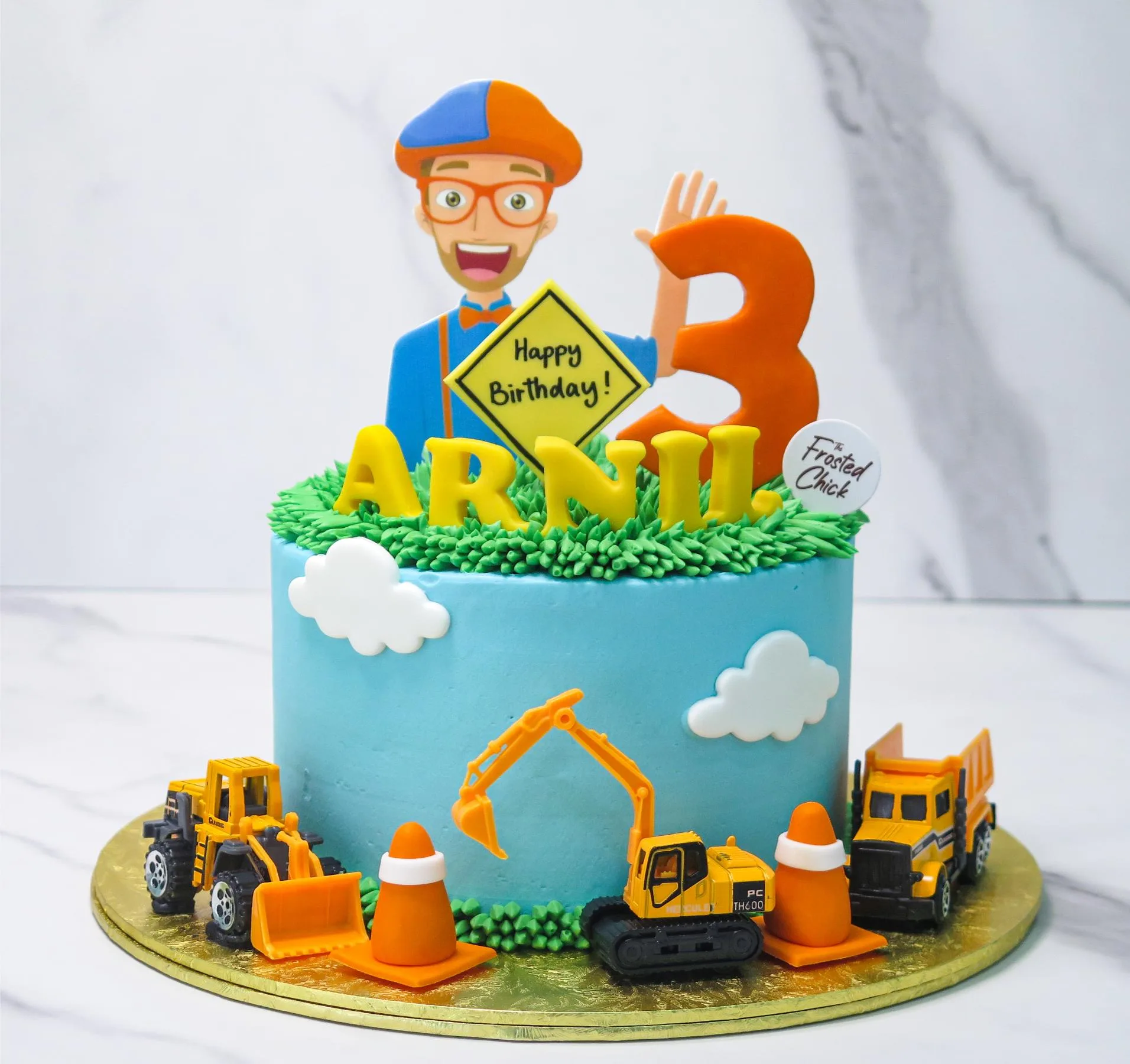 Blippi Construction Cake
