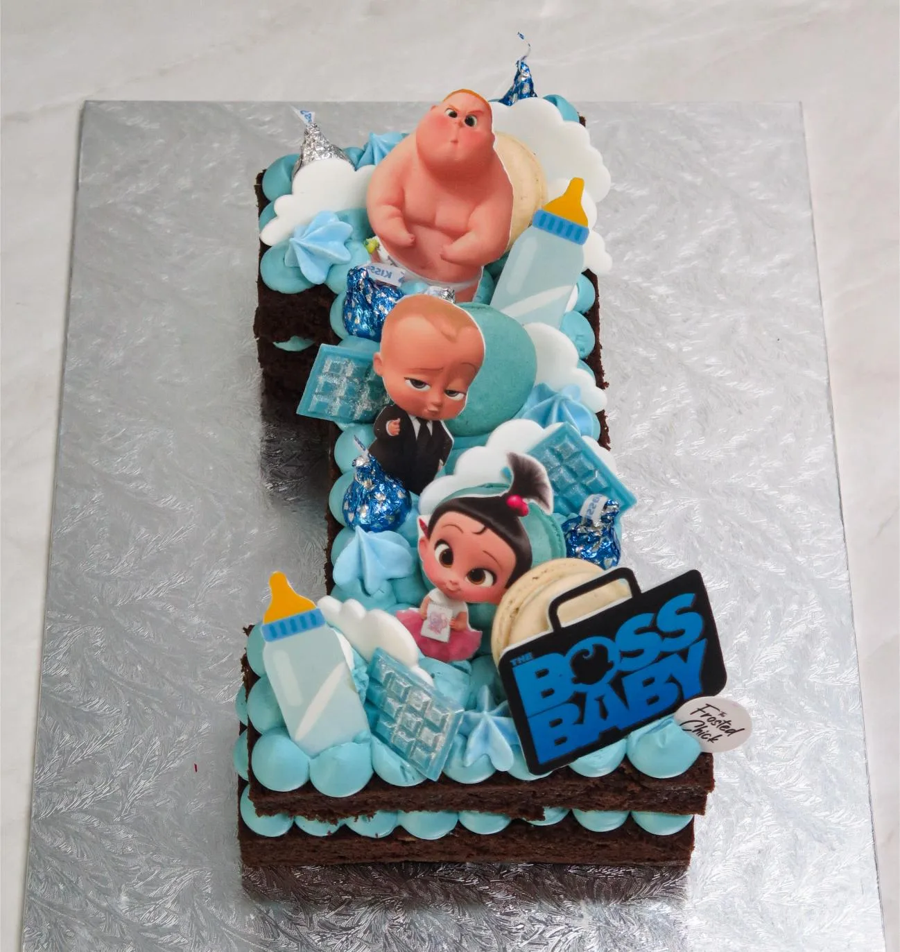 Boss Baby Number Cake